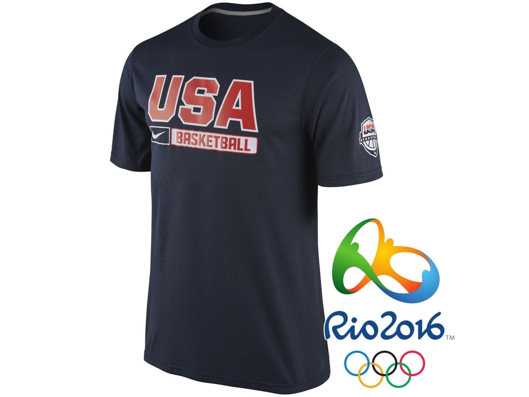 USA Rio 2016 Olympics USA Team NAvy Blue T-Shirt