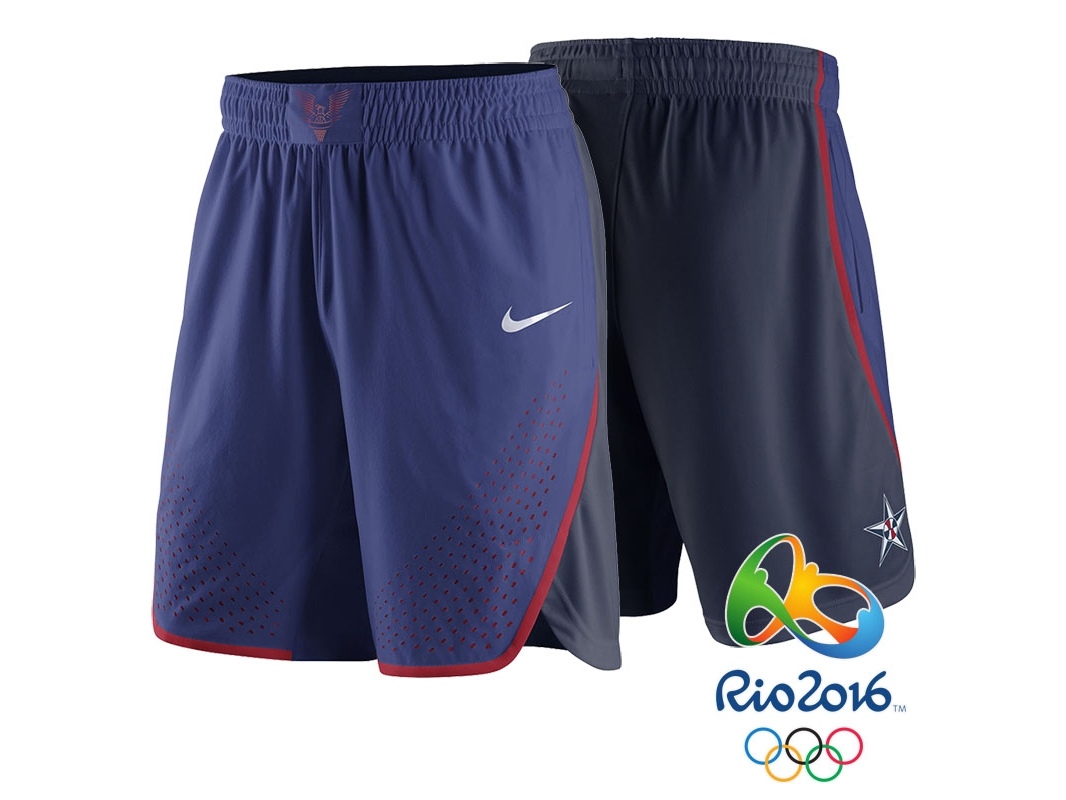 USA Rio 2016 Olympics USA Team Royal Shorts