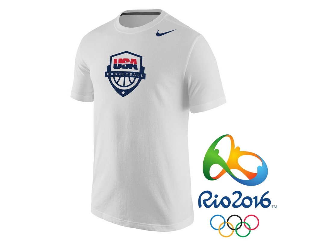 USA Rio 2016 Olympics USA Team White T-Shirt