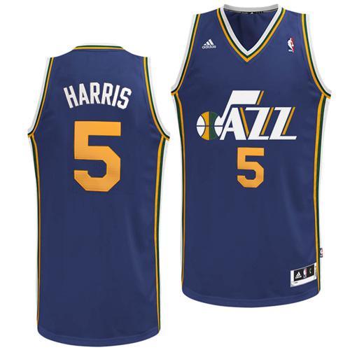 Men's  NBA Utah Jazz #5 Devin Harris Revolution 30 Road Jersey