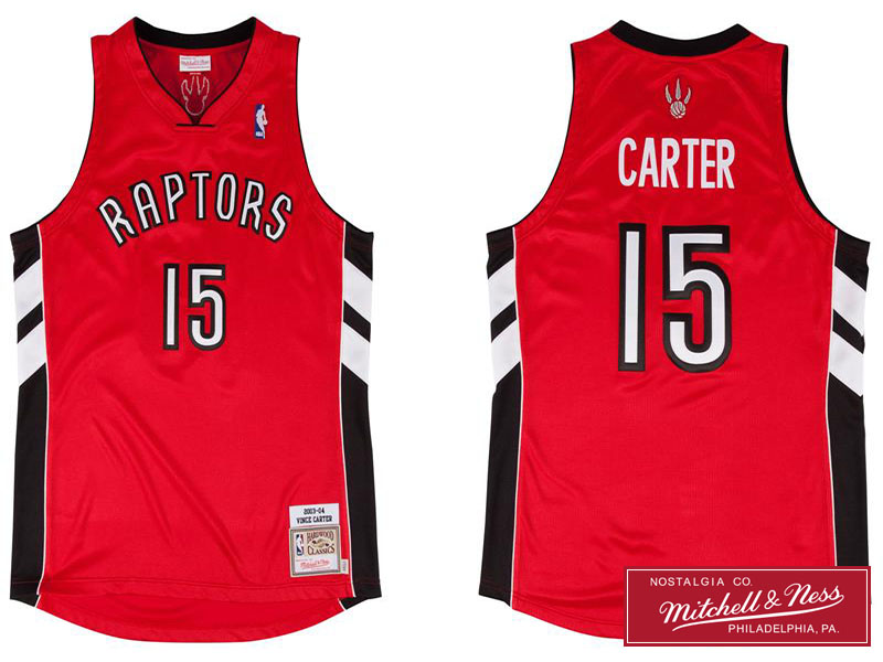 Men's Vince Carter 2003-2004 Red Jersey