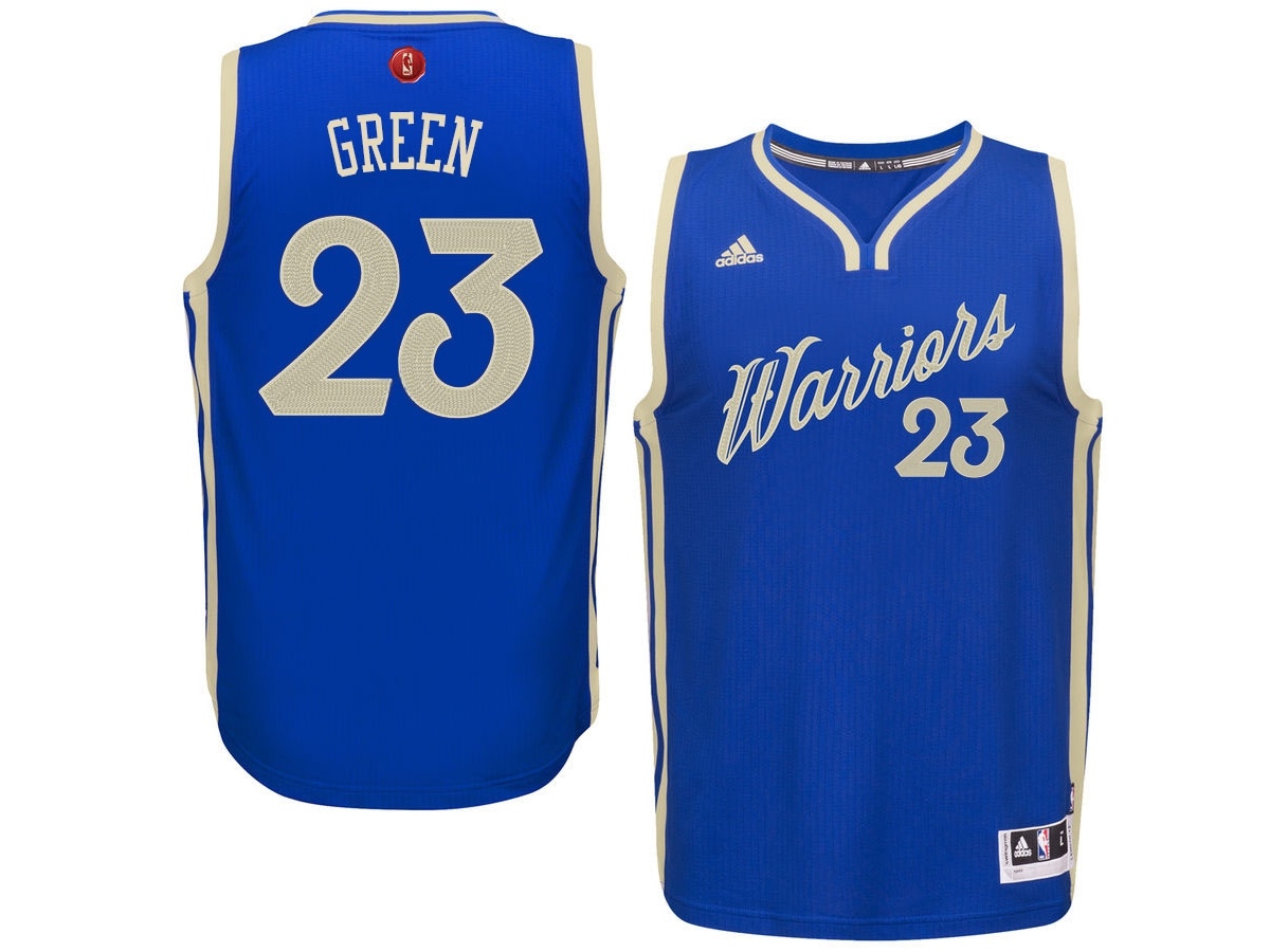 Warriors 2015 Christmas Day Blue Jersey