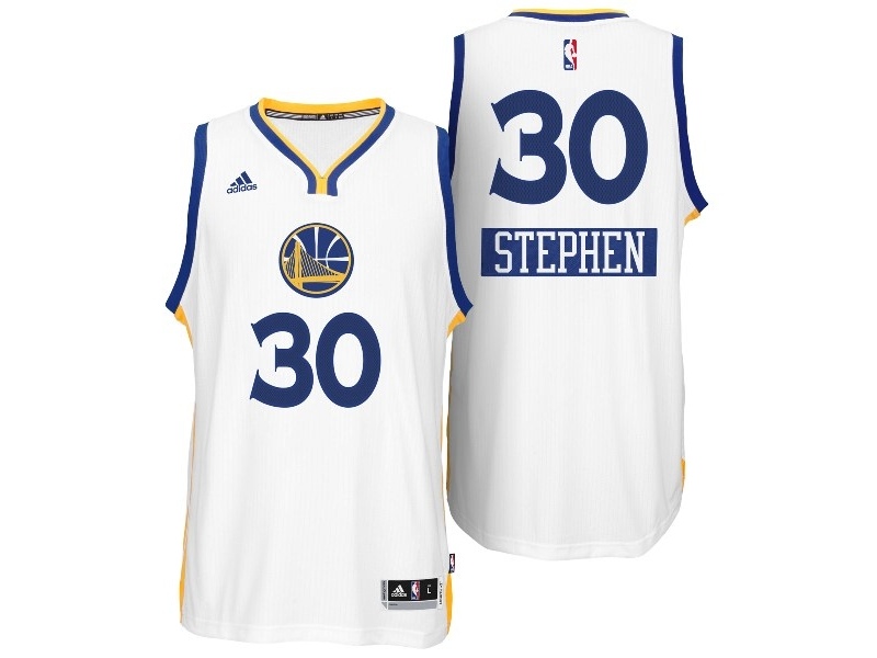 Warriors 2014 Christmas Day Swingman White Jersey