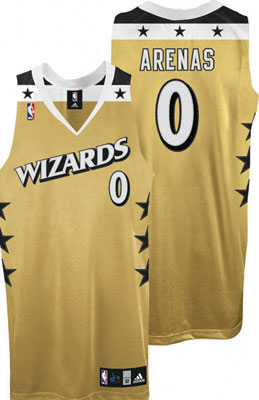 Gilbert Arenas Swingman Old Gold Jersey 