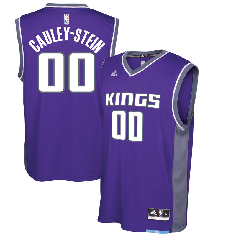 Youth Willie Cauley Stein Replica Purple Jersey