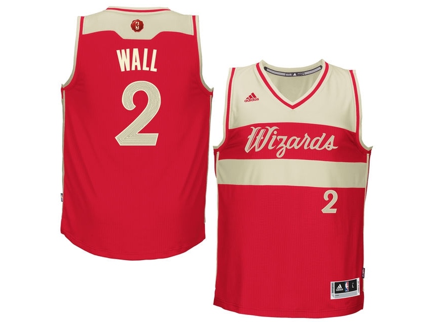 Wizards 2015 Christmas Day Red Jersey