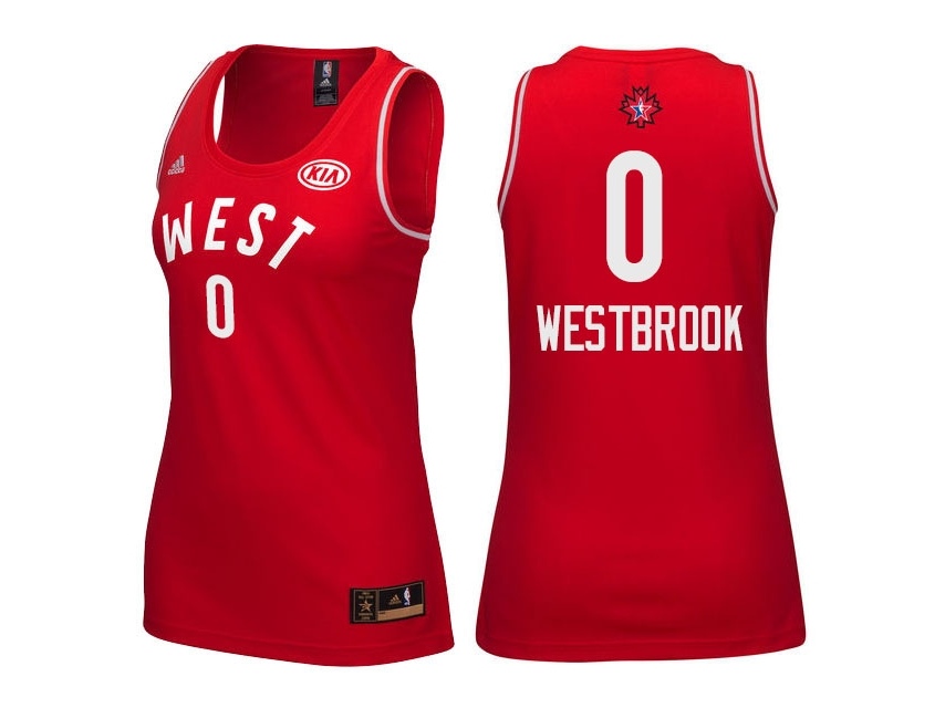 Russell Westbrook 2016 All-Star Red Jersey