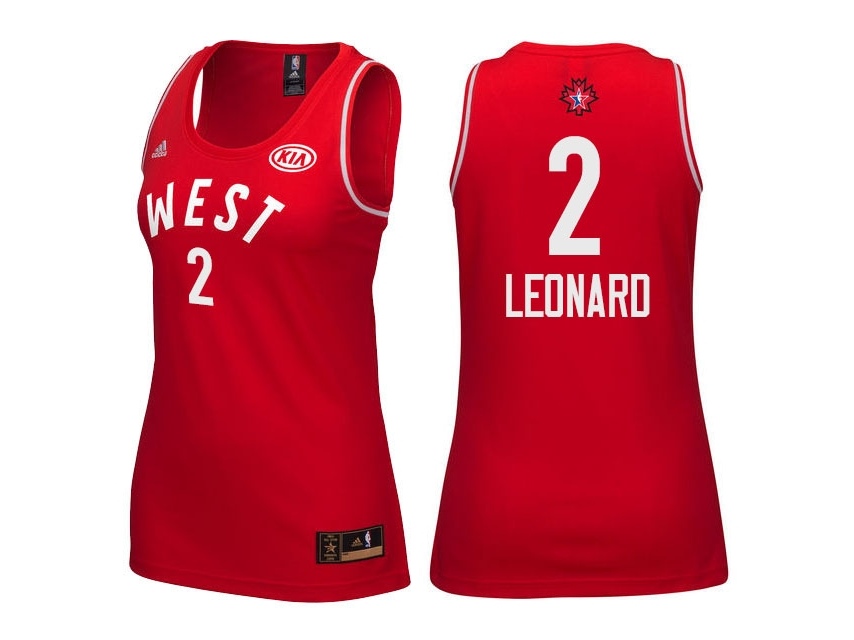 Kawhi Leonard 2016 All-Star Red Jersey