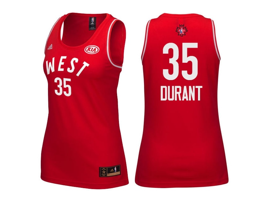 Kevin Durant 2016 All-Star Red Jersey