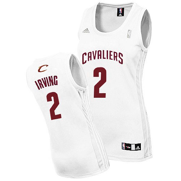 Cleveland Cavaliers #2 Kyrie Irving White Woman Jersey