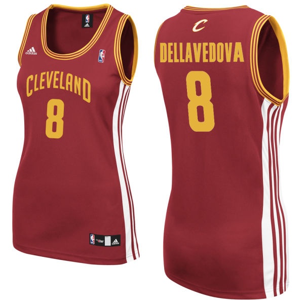 Cavaliers #8 Matthew Dellavedova Women Jersey Red