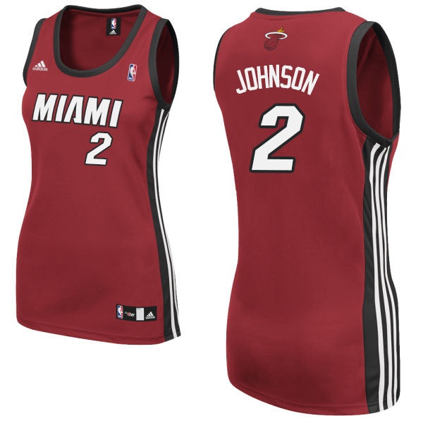  Heat #2 Joe Johnson Women Jersey Red