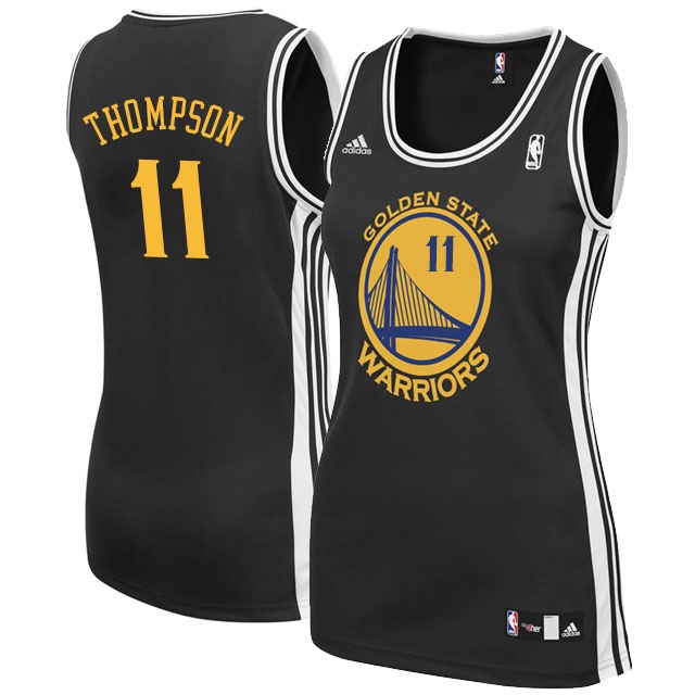 Golden State Warriors #11 Klay Thompson Women Jersey Black