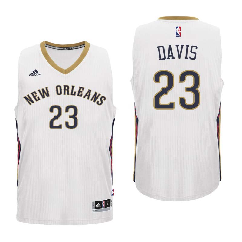  Youth New Orleans Pelicans# 23 Anthony Davis White Jersey