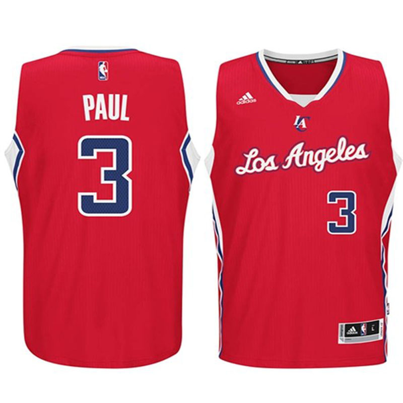 Youth Los Angeles Clippers# 3 Chris Paul Red Jersey