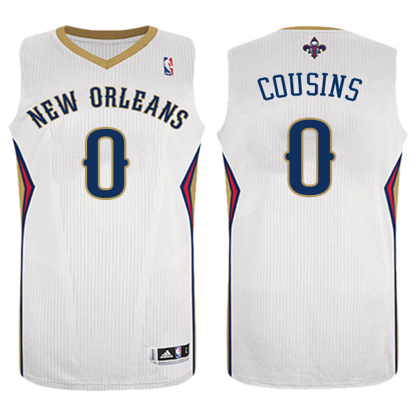  Youth New Orleans Pelicans# 0 DeMarcus Cousins 2016-2017 White Jersey