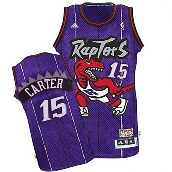 Youth Toronto Raptors Vince Carter Hardwood Classics Purple Jersey