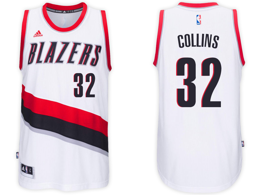 Men's Zach Collins NBA Swingman Road White Jersey