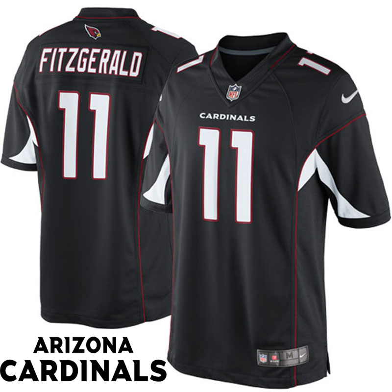 Arizona Cardinals #11 Larry Fitzgerald Black Limited Jersey