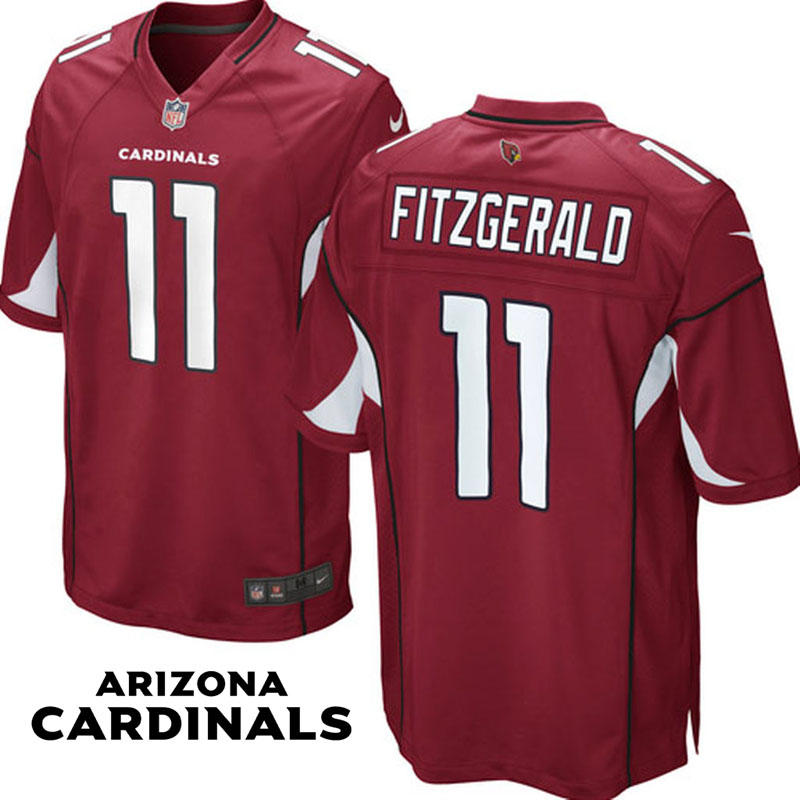 Arizona Cardinals #11 Larry Fitzgerald Cardinal Game Jersey