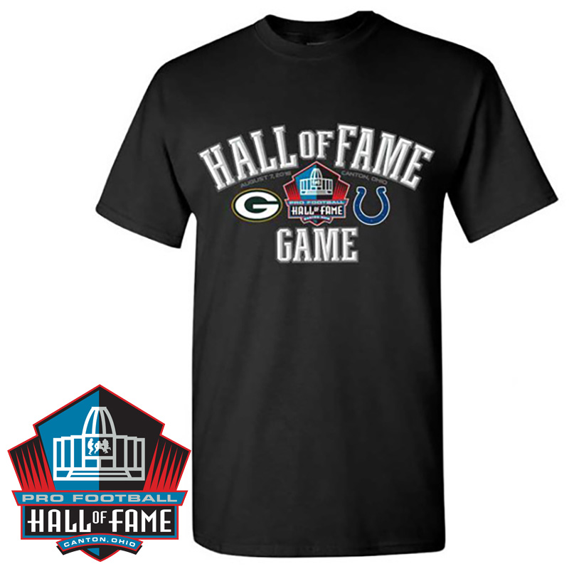 2016 Hall Of Fame Game Black Dueling Team Logo T-shirt