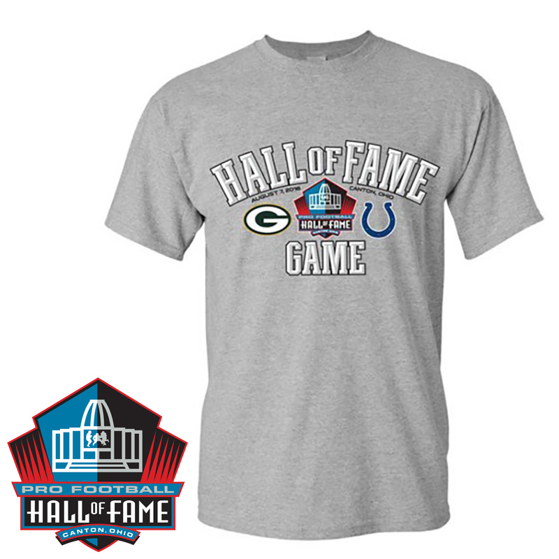 2016 Hall Of Fame Game Gray Dueling Team Logo T-shirt