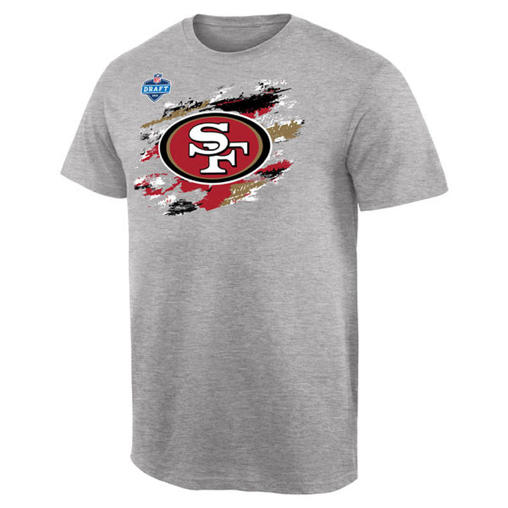 49ers Pro Line Heather Gray 2016 Draft Special T-Shirt