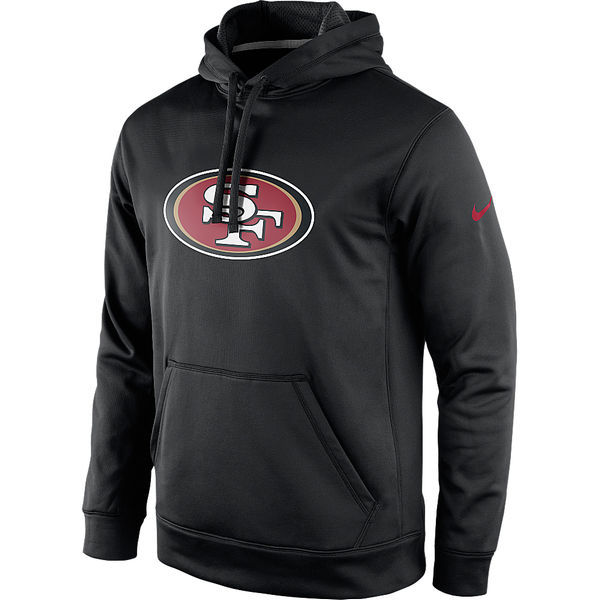 San Francisco 49ers Black KO Logo Essential Hoodie