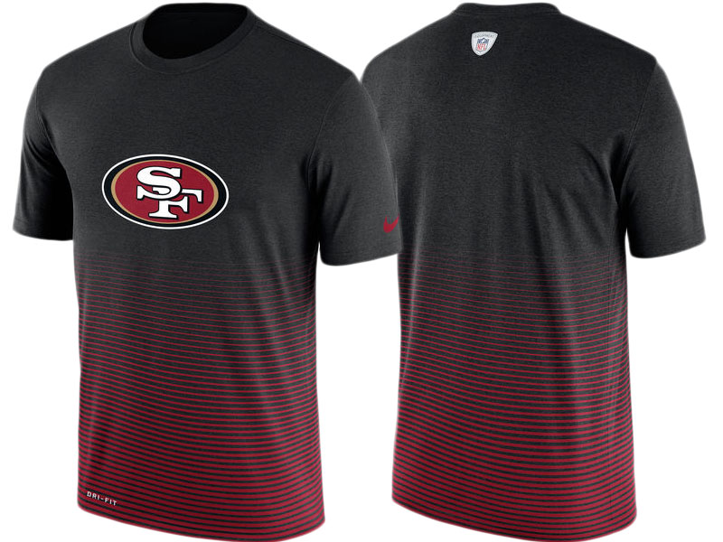 San Francisco 49ers Black New Day Enhanced Performance T-Shirt