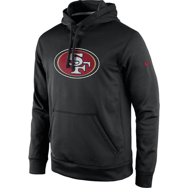 San Francisco 49ers Black Practice Performance Pullover Hoodie