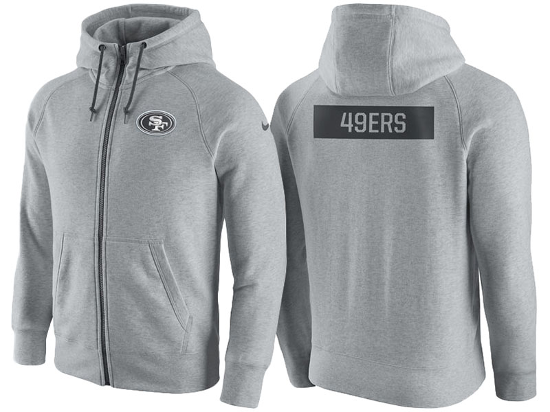 San Francisco 49ers 2016 Gridiron Gray 2.0 Full-Zip Hoodie