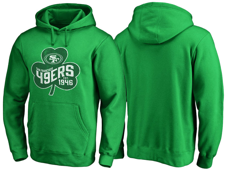 San Francisco 49ers Kelly Green Paddy's Pride St. Patrick's Day Hoodie