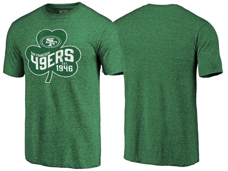 San Francisco 49ers Kelly Green Paddy's Pride St. Patrick's Day T-Shirt