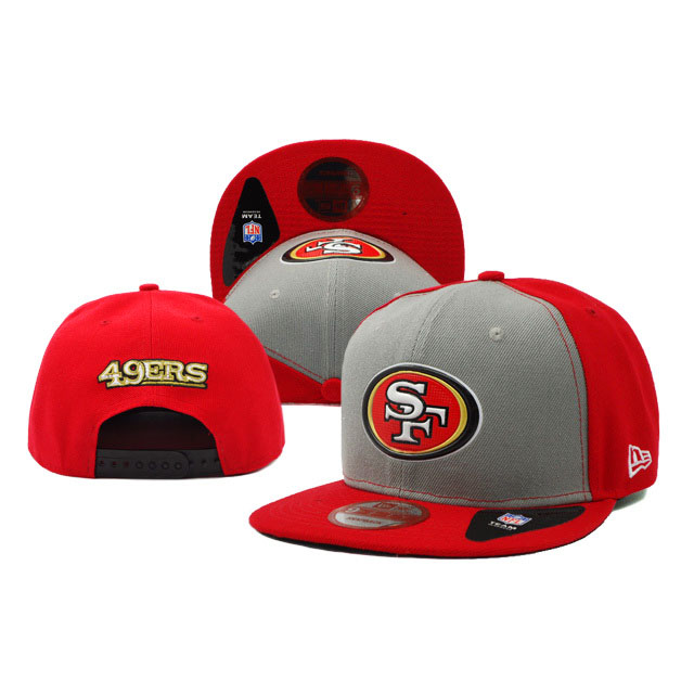 San Francisco 49ers New Era Red/Gray On Field Fitted Snapback Hat