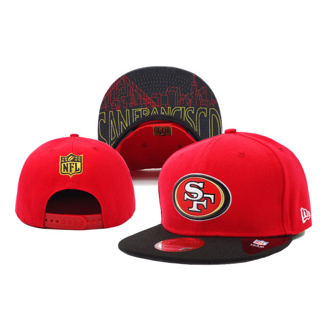 San Francisco 49ers New Era Red On Field Fitted Snapback Hat