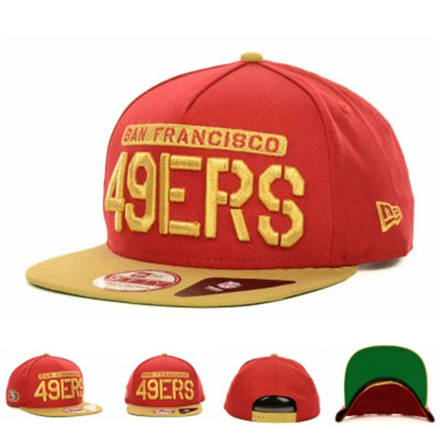 San Francisco 49ers New Era Red On Field Adjustable Hat