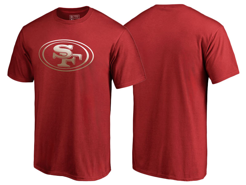 San Francisco 49ers Red Gradient Logo T-Shirt