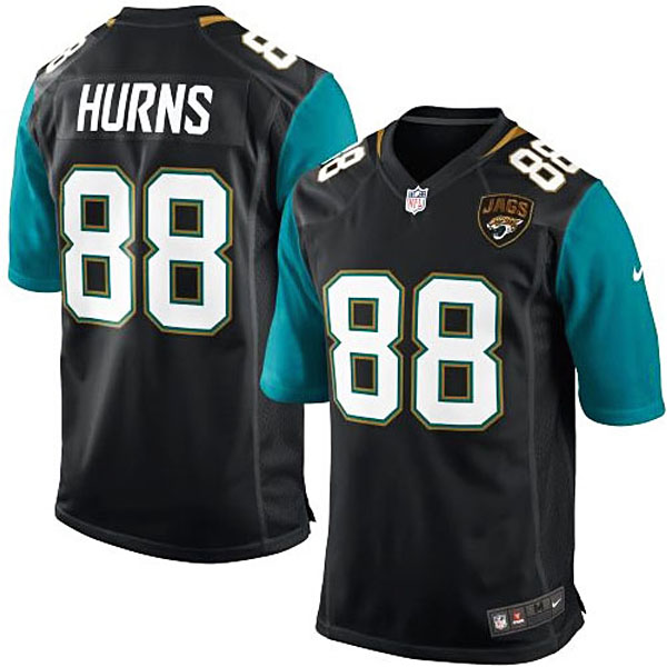 Mens Jacksonville Jaguars #88 Allen Hurns Nike Black Game Jersey