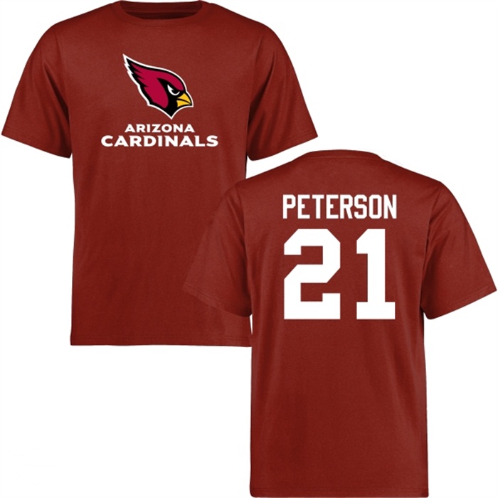 Arizona Cardinals #21 Patrick Peterson Cardinal Name & Number Wordmark T-shirt