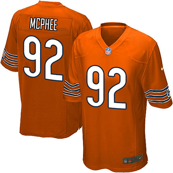 Chicago Bears #92 Pernell McPhee Limited Orange Alternate Jersey