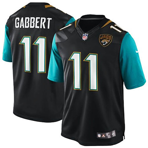 Men's Jacksonville Jaguars #11 Blaine Gabbert Nike Black Team Color Limited Jersey