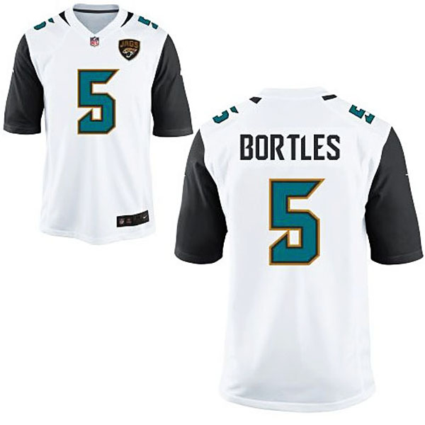 Mens Jacksonville Jaguars #5 Blake Bortles Nike White Game Jersey