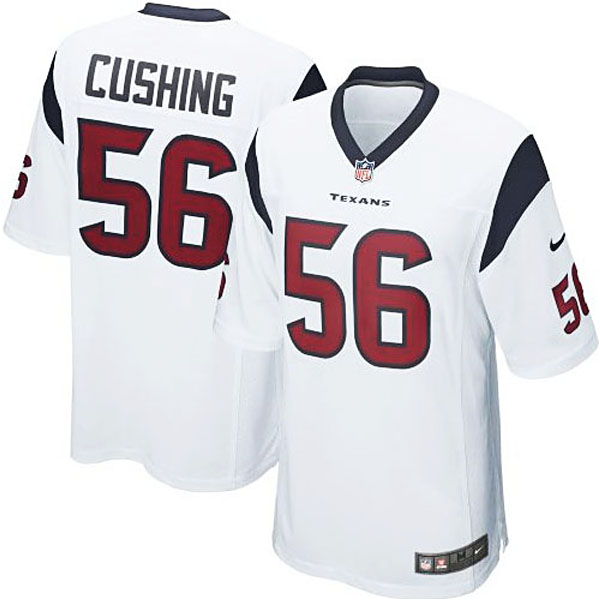 Mens Houston Texans #56 Brian Cushing Nike White Game Jersey