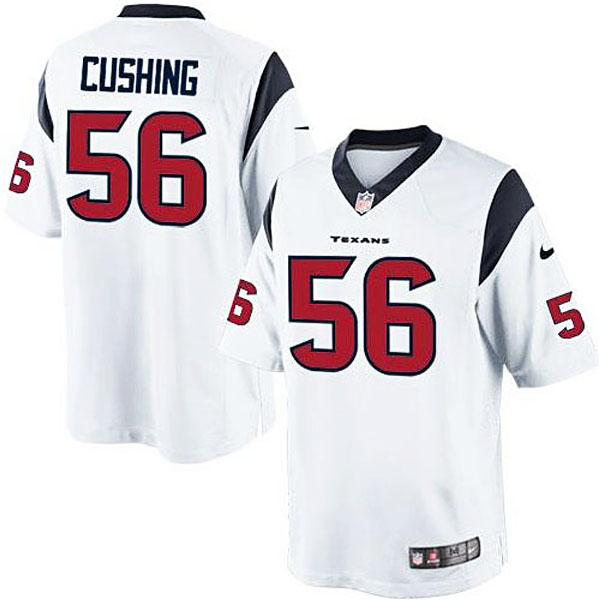 Men's Houston Texans #56 Brian Cushing Nike White Limited Jersey