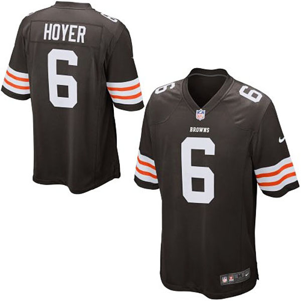 Cleveland Browns #6 Brian Hoyer Nike Brown Game Football Jersey