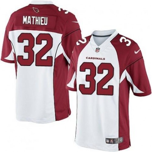 Mens Arizona Cardinals #32 Tyrann Mathieu White Limited Jersey