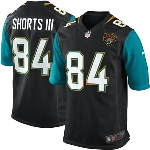 Mens Jacksonville Jaguars #84 Cecil Shorts III Nike Black Game Jersey