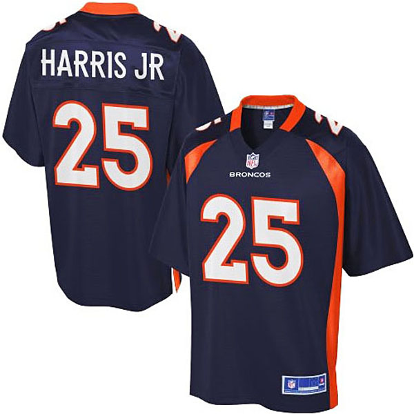 Mens Denver Broncos #25 Chris Harris Jr. Pro Line Alternate Jersey