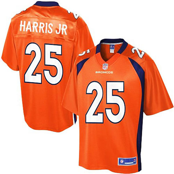 Mens Denver Broncos #25 Chris Harris Jr. Pro Line Team Color Jersey