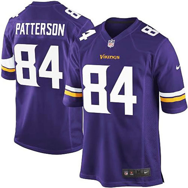 Mens Minnesota Vikings #84 Cordarrelle Patterson Nike Purple Game Jersey